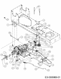 Cub Cadet Ersatzteile Gartentraktoren GT 1223 14AB13CP603  (2006) Fahrantrieb