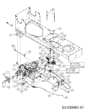 Cub Cadet Ersatzteile Gartentraktoren GT 1225 14AI13CP603  (2008) Fahrantrieb