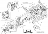 Ersatzteile Massey Ferguson Utility Vehicle MF 20 MD Typ: 37AP468D695  (2008) Achsen hinten, Bremsen hinten, Differential hinten, Stossdämpfer hinten