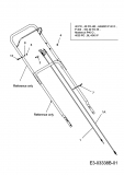 Ersatzteile MTD Benzin Rasenmäher ohne Antrieb 40 PO Typ: 11B-I1MD600  (2008) Bowdenzüge 