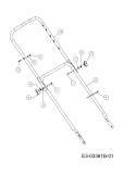 Ersatzteile MTD Benzin Rasenmäher mit Antrieb 46 SPHM-HQ Typ: 12D-J2AQ616  (2012) Holm 