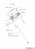 Ersatzteile MTD Benzin Rasenmäher mit Antrieb 53 SPOEHW Typ: 12BE86M4600  (2011) Elektroteile, Zündschloss 