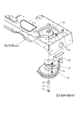 Cub Cadet Ersatzteile Rasentraktoren CC 1000 RD 13A951CN603  (2008) Elektromagnetkupplung