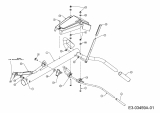 Ersatzteile MTD Motorhacke T 380 B 700 Typ: 21D-382X602  (2014) Holm 