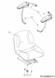 Cub Cadet Ersatzteile Zero Turn RZT L 50 17AICACQ603  (2015) Sitz
