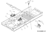 Cub Cadet Ersatzteile Zero Turn XZ1 127 17CICACQ603  (2018) Halteplatten Rahmen