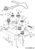 Cub Cadet Ersatzteile Zero Turn XZ3 122 17CIDGHB603  (2020) Mähwerk B (48/122cm)