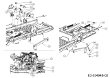 Cub Cadet Ersatzteile Zero Turn Z-Force SZ 48 17AIDGHB603  (2015) Mähwerksaushebung 2