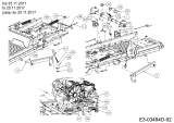 Cub Cadet Ersatzteile Zero Turn XZ3 122 17BIDGHB603  (2020) Mähwerksaushebung 2 bis 25.11.2017