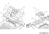 Cub Cadet Ersatzteile Zero Turn XZ3 122 17CIDGHB603  (2020) Trittbrett