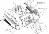 Ersatzteile MTD Rasentraktor Minirider 60 E Typ: 13A4054-600  (2008) Verkleidungen 