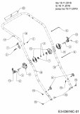 Ersatzteile WOLF-Garten Benzin Rasenmäher mit Antrieb A 420 AVHW Typ: 12AQLV5B650 (2020) Holm bis 19.11.2019 