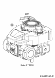 Cub Cadet Ersatzteile Motormäher mit Antrieb CC 42 SPO 12A-LQSC603  (2014) Motor MTD