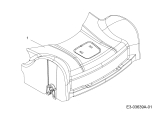 Cub Cadet Ersatzteile Motormäher mit Antrieb LM1 AR42 12A-LQMG603 (2019) Abdeckung Vorderachse