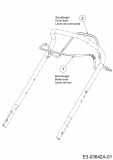 Ersatzteile Mr.Gardener Motormäher mit Antrieb HW 53 BA Typ: 12A-PN8R629  (2015) Bremsbügel, Schaltbügel