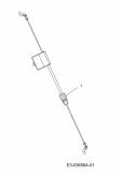 Ersatzteile WOLF-Garten Benzin Rasenmäher ohne Antrieb Expert 420 Typ: 11A-LUSC650  (2016) Bremszug 