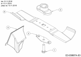 Ersatzteile Mr.Gardener Motormäher HW 42 B Typ: 11A-LL5B629  (2017) Messer, Messeraufnahme bis 13.11.2016