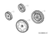 Cub Cadet Ersatzteile Motormäher mit Antrieb LM3 DR53es 12BCPVS7603 (2020) Räder