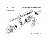 Ersatzteile Bolens Laubbläser, Laubsauger BL 32 BP Typ: 41AR4BPG684  (2008) Grundgerät