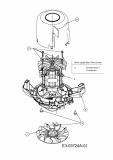 Ersatzteile M Tech Elektromäher M 1719 E Typ: 18A-18K-605  (2009) Elektromotor
