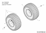 Ersatzteile MTD Rasentraktor 420/38 Typ: 13A2765F308  (2016) Räder hinten bis 17.02.2016 