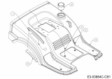 Ersatzteile MTD Rasentraktor DL 1050 TB Typ: 13HU76KN677  (2017) Sitzwanne 