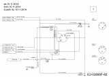 Ersatzteile MTD Rasentraktor Smart RE 115 Typ: 13HH765E676  (2015) Schaltplan ab 10.11.2014 