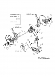 Ersatzteile MTD Benzin Rasenmäher mit Antrieb SPK 53 HW Typ: 12AI867D678  (2008) Getriebe, Motor, Variator 