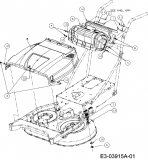 Cub Cadet Ersatzteile Motormäher mit Antrieb Wide Cut E 12AE764U603  (2010) Armaturenbrett