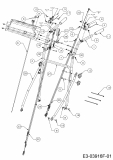 Cub Cadet Ersatzteile Motormäher mit Antrieb Wide Cut E 12AE764U603  (2017) Holm