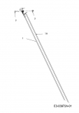 Ersatzteile MTD Benzin Rasenmäher ohne Antrieb 53 PO Typ: 11A-84MF600  (2008) Bowdenzüge 