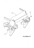 Ersatzteile MTD Rasentraktor Platinum RD 20/92 H Typ: 13CE513E686  (2008) Hitzeschutz 