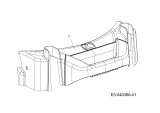 Cub Cadet Ersatzteile Motormäher mit Antrieb CC 53 SPO W 12AQC6J3603  (2014) Abdeckung Vorderachse