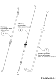 Cub Cadet Ersatzteile Motormäher mit Antrieb CC 53 SPO W 12AQC6J3603  (2016) Bowdenzüge