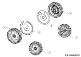 Cub Cadet Ersatzteile Motormäher mit Antrieb LM2 DR46es 12DCTQS7603 (2021) Räder, Radabdeckungen