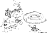 Cub Cadet Ersatzteile Motormäher mit Antrieb CC 53 SPO W 12AQC6J3603  (2016) Getriebe, Keilriemen