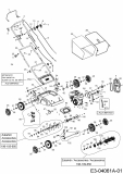 Ersatzteile MTD Benzin Vertikutierer Optima 38 VO Typ: 16AHHL1B600  (2014) Grundgerät 