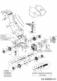 Ersatzteile WOLF-Garten Benzin Vertikutierer Ambition V 357 B Typ: 16AHGJ0F650  (2014) Grundgerät 