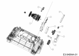 Ersatzteile WOLF-Garten Elektro Vertikutierer VS 302 E Typ: 16AFDEKA650  (2018) Antrieb 