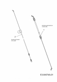 Ersatzteile WOLF-Garten Benzin Rasenmäher mit Antrieb Expert 53 BA Typ: 12B-Q56K650  (2014) Bowdenzüge 