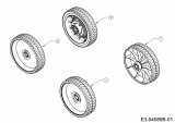 Ersatzteile WOLF-Garten Benzin Rasenmäher mit Antrieb A 5300 A Typ: 12A-POKC650 (2020) Räder 