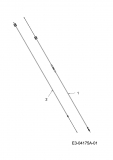 Ersatzteile MTD Benzin Rasenmäher mit Antrieb 48 SPKM Typ: 12A-167D676  (2009) Bowdenzüge 