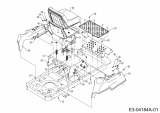 Cub Cadet Ersatzteile Zero Turn RZT 50 17AI2ACP603  (2009) Sitzverstellung, Trittbrett