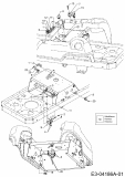 Cub Cadet Ersatzteile Zero Turn RZT 42 17AE2ACG603  (2008) Elektroteile, Schaltplan