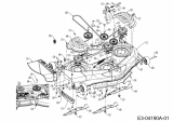 Cub Cadet Ersatzteile Zero Turn RZT 50 17AI2ACP603  (2008) Mähwerk P (50/127cm)