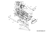 Cub Cadet Ersatzteile Zero Turn RZT 54 17AI2ACK603  (2009) Mähwerk K (54/137cm)