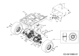 Cub Cadet Ersatzteile Zero Turn RZT 54 17AI2ACK603  (2010) Fahrantrieb, Räder hinten 20x10-8