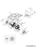 Cub Cadet Ersatzteile Zero Turn RZT 54 17AI2ACK603  (2013) Fahrantrieb, Räder hinten 20x10-8