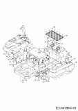 Cub Cadet Ersatzteile Zero Turn RZT 50 17AI2ACP603  (2011) Trittbrett, Verkleidung