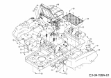 Cub Cadet Ersatzteile Zero Turn RZT 54 17AI2ACK603  (2008) Sitzverstellung, Trittbrett
